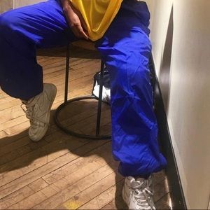 Adidas Elastic Nylon Blue track pants
